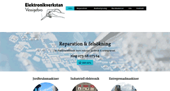 Desktop Screenshot of elektronikverkstan.se