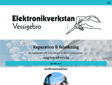 Tablet Screenshot of elektronikverkstan.se
